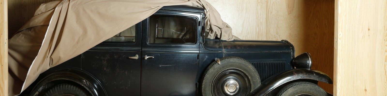 Fiat 522 C (former owner: Rosa Glückselig) in the exhibition "Inventory number 1938"